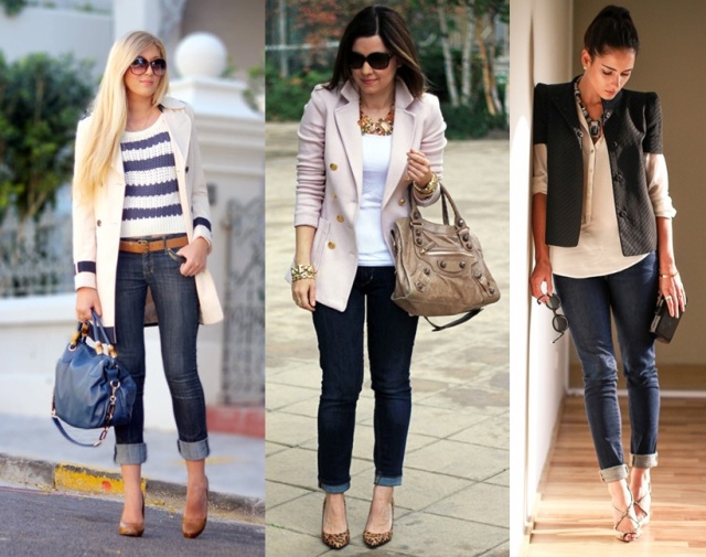 06_Look para casual day_Calça jeans com a barra dobrada_look de jeans feminino_look com calça jeans